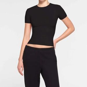 SKIMS New Vintage T-Shirt | Onyx | Size XXS